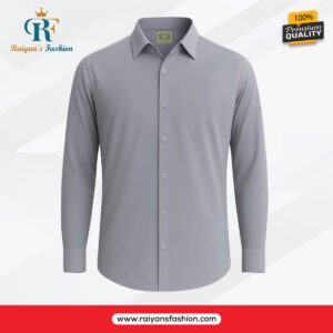 Micro Spandex Full Sleeve Shirt [Ash]